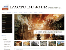 Tablet Screenshot of lactudujour.com